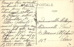 VINTAGE POSTCARD Villers Cotterets the Castle François ler main courtyard