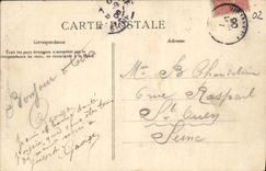 VINTAGE POSTCARD Drill of Villers Cotterets the Turret