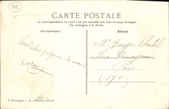 VINTAGE POSTCARD Thierry Castle Left the Old Castle