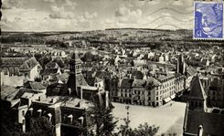 VINTAGE POSTCARD Thierry Castle View Taken of the Old Castle