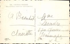 Opinión del castillo de Thierry de la POSTAL de la VENDIMIA tomada del castillo viejo