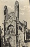 VINTAGE POSTCARD Laon Martin Kriche