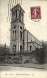 VINTAGE POSTCARD Laon Church Marcel Saint