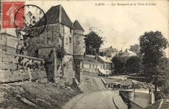 VINTAGE POSTCARD Laon Walls and the Gate of Ardon