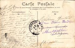 Paredes de Laon de la POSTAL de la VENDIMIA y la puerta de Ardon