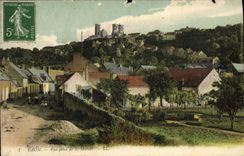 VINTAGE POSTCARD Laon Seen from of St Marcel