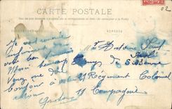 Puerta de Laon de la POSTAL de la VENDIMIA vieja de Chenizelles