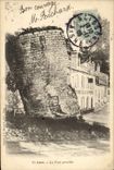 VINTAGE POSTCARD Laon the Leaning Tower