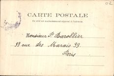 POSTAL Laon de la VENDIMIA la torre inclinada