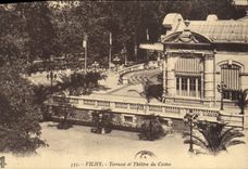 CPA Vichy Terrasse et Theatre du Casino