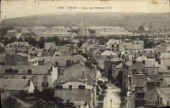VINTAGE POSTCARD Vichy Seen on the Civil Hospital