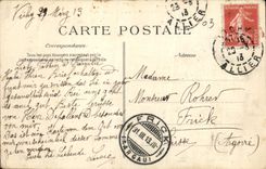 CPA Vichy Vue sur l'Hopital Civil