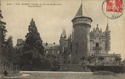CPA Busset Chateau du Comte de Bouurbon Facade Ouest