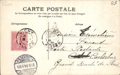 VINTAGE POSTCARD Vichy Gone taken of the Terrace of the Casino