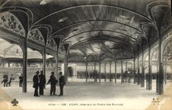 VINTAGE POSTCARD Interior Vichy of the Palate of the Sources