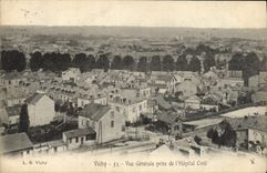 VINTAGE POSTCARD Vichy View of the Civil Hospital