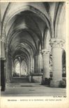 VINTAGE POSTCARD Moulins Interior of the Cathedral dimensions side left