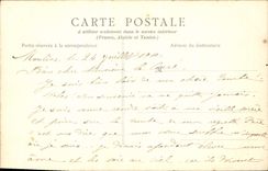 VINTAGE POSTCARD Moulins Interior of the Cathedral dimensions side left