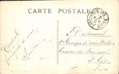 VINTAGE POSTCARD Moulins Prefecture Old hotel of Saincy