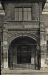 VINTAGE POSTCARD Moulins Old residence of Anne de Beaujeu Main door