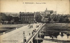 VINTAGE POSTCARD Montlucon Bridge on Expensive