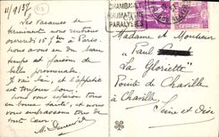 CPA Bourbon i'Archambault Vue generale des ruines mur d'enceinte du chateau
