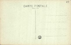 POSTAL Souvigny interior de la VENDIMIA de la iglesia el cubo central visto del estribillo