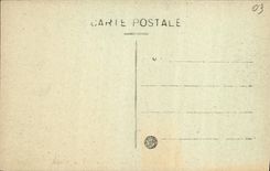 POSTAL Souvigny interior de la VENDIMIA de la iglesia el gran órgano del cubo