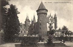VINTAGE POSTCARD Vichy Castle DDe Busset Bourbon