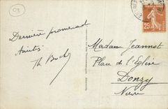 VINTAGE POSTCARD Vichy Castle DDe Busset Bourbon