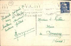 VINTAGE POSTCARD Vichy Avoid Them And the New Basin of the swans