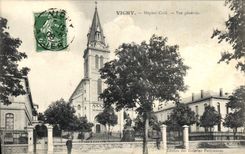 CPA Vichy Hopital civil vue generale
