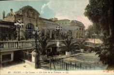 CPA Vichy Le Casino Un Coin De La Terrasse