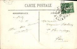 VINTAGE POSTCARD Vichy the House of the Source of the celestins