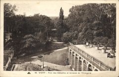 CPA Vichy Parc des Celestins Et Terrasse De l'Orangerie