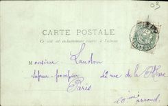 VINTAGE POSTCARD Vichy Places Station