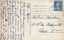 CPA Vichy Dans Les Nouveaux Parcs