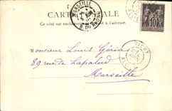VINTAGE POSTCARD House of Mrs. de Sevigne Vichy