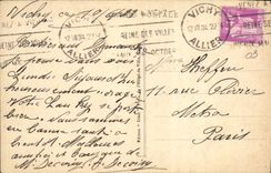 CPA Vichy Un Coin Du Parc vers la laiterie