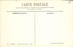 CPA Vichy Un Coin Du Parc