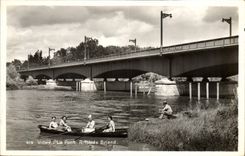 VINTAGE POSTCARD Vichy the Bridge Arlstide Briand