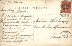 VINTAGE POSTCARD Surroundings Of Worthy road of barles First Clue two tunnels