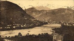 VINTAGE POSTCARD Worthy Les Bains District Of Sebe At the Bottom Blayeul