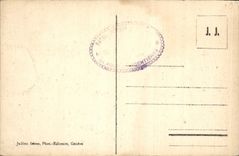 VINTAGE POSTCARD Argentiere Hotel Lognan and the needle of the Hanging-post