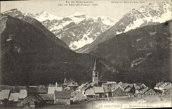 CPA Pic de Dornillouze Col de Suguret Forou Dome du Monetier les Bains 