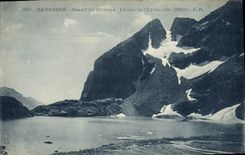 CPA Dauphine Massif du Pelvoux Le Lac De l'Eychaude