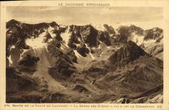 CPA Le Dauphine Pittoresque Route De La Grave Au Lautaret La Barre Des Ecrins et le Combeynot