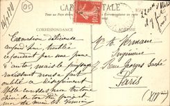 VINTAGE POSTCARD Dauphine Lautaret Hotels