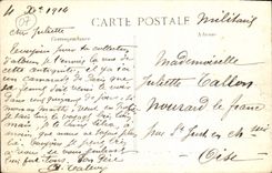 VINTAGE POSTCARD Picturesque Ardeche Surroundings D' Ardance the Buckwheat barn Roman ruin