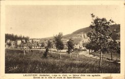 CPA La Louvesc Sejour d'ete tres agreable entree de la ville et route de Saint Bonnet
